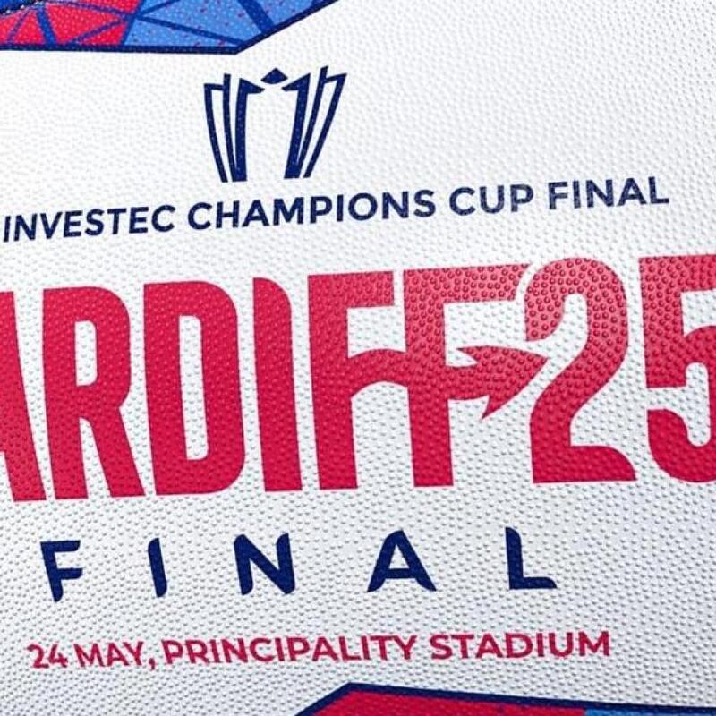 Ballon de Rugby Gilbert Supporter de la finale Investec Champions Cup 2025