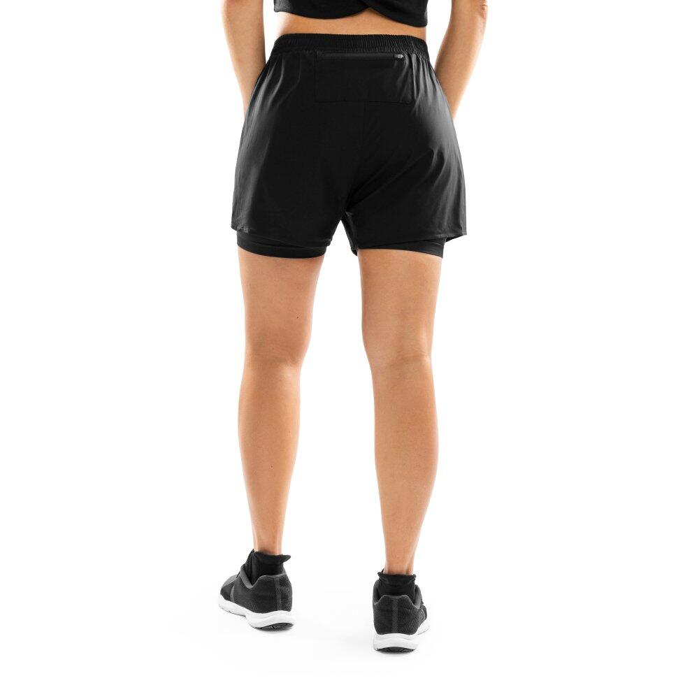 Short fitness double couche femme Purpose Noir 2/7