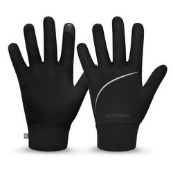 Gants de running Fitness Homme et Femme Neutron Noir