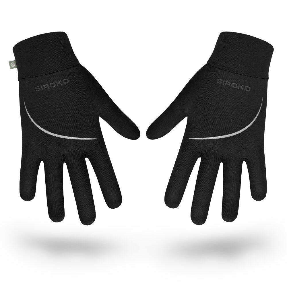 Guanti da corsa Fitness Uomo e donna Neutron Nero 4/6