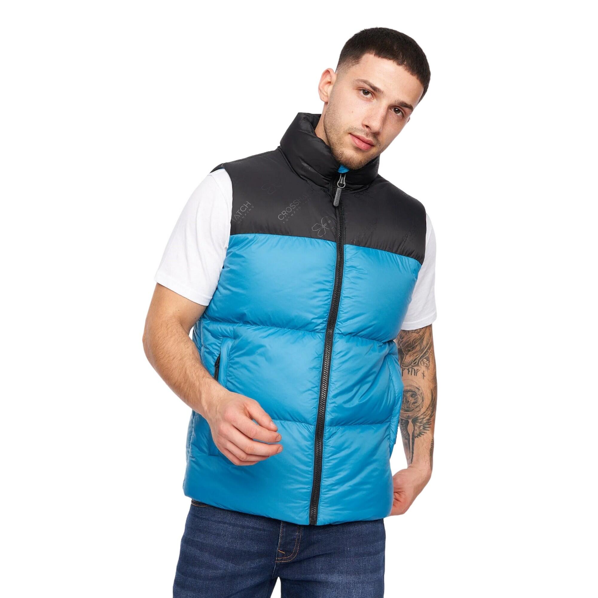 Crosshatch Mens Demerley Contrast Panel Gilet