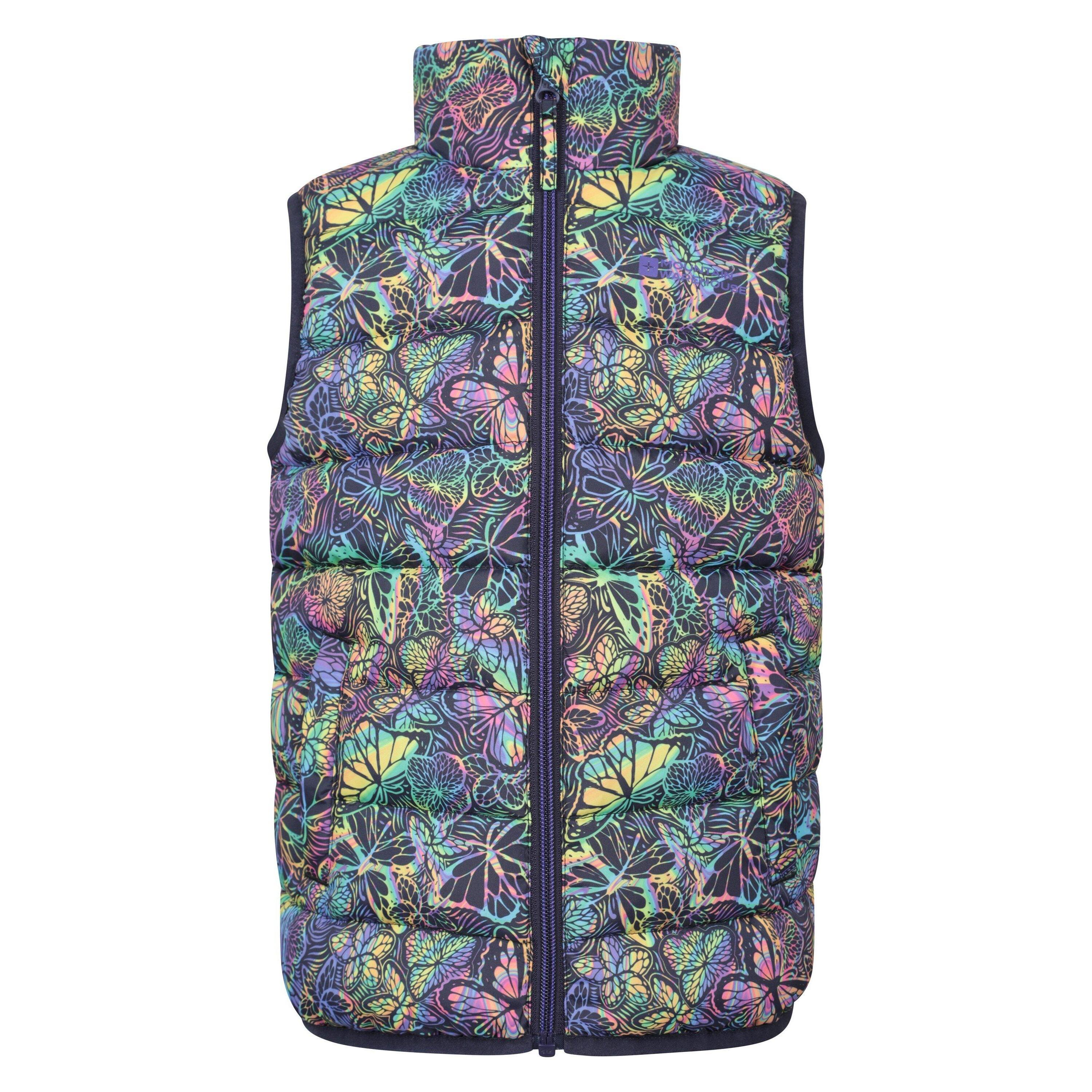 Mountain Warehouse Childrens/Kids Rocko Butterfly Padded Gilet