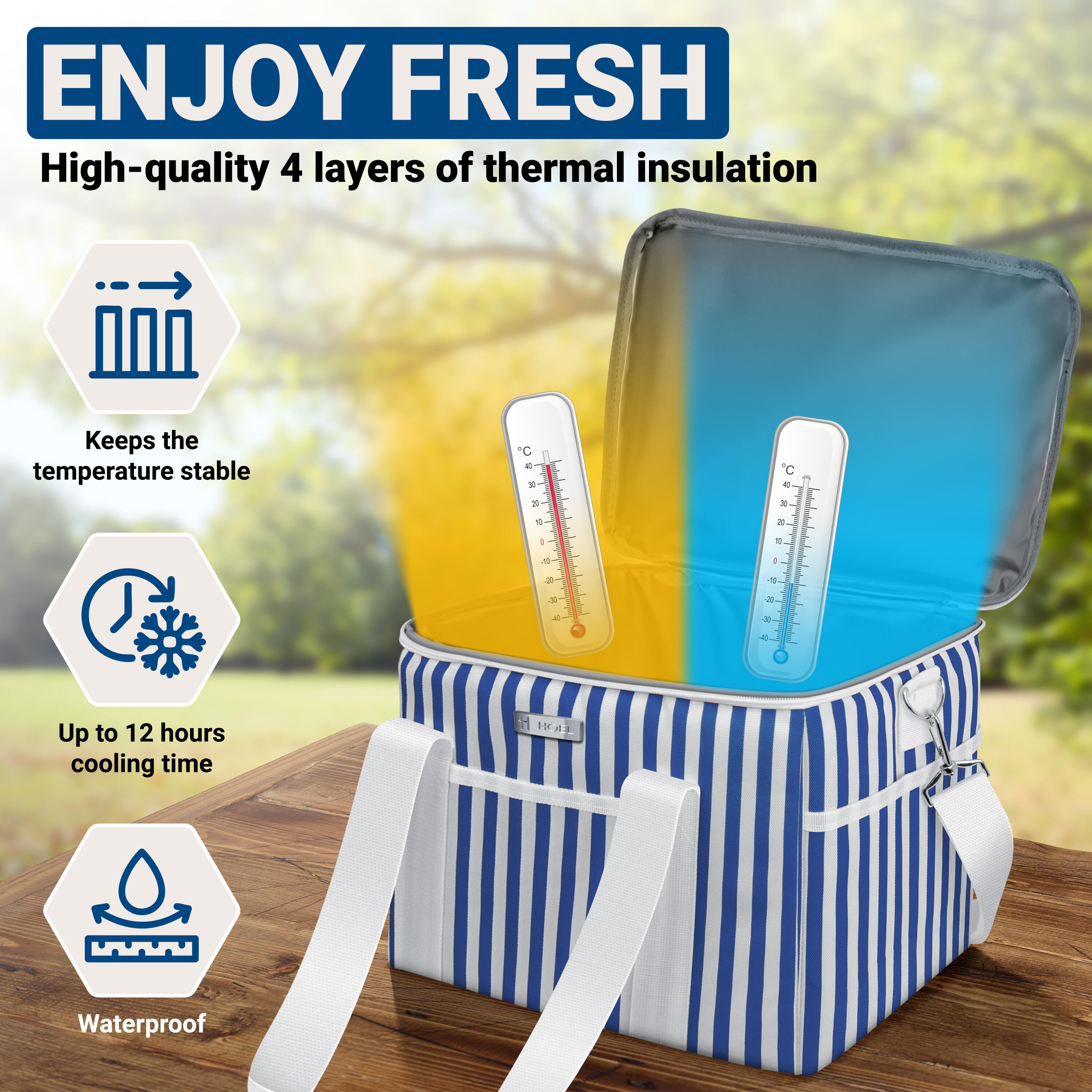 HOEL Sac Isotherme Repas - Lunch Box Isotherme 2/7