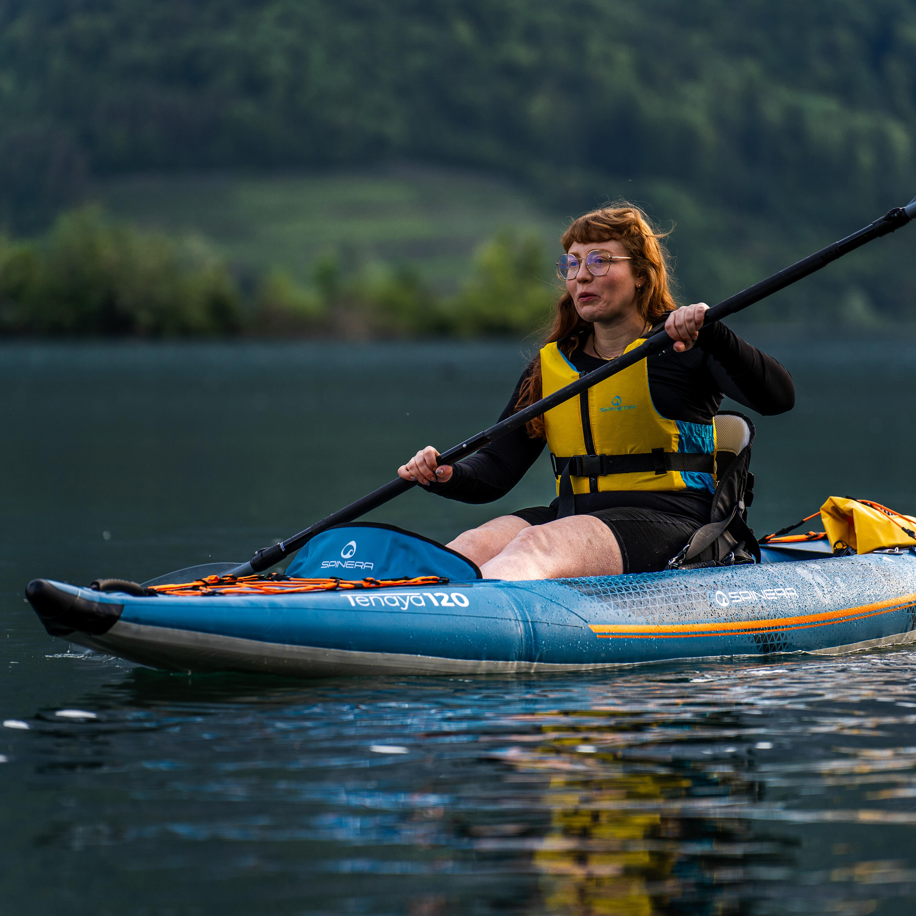 Spinera Kayak Tenaya 120 | 345x90cm | 1 Pers | Set | SpinTex Mat | Seat Cushion 7/7