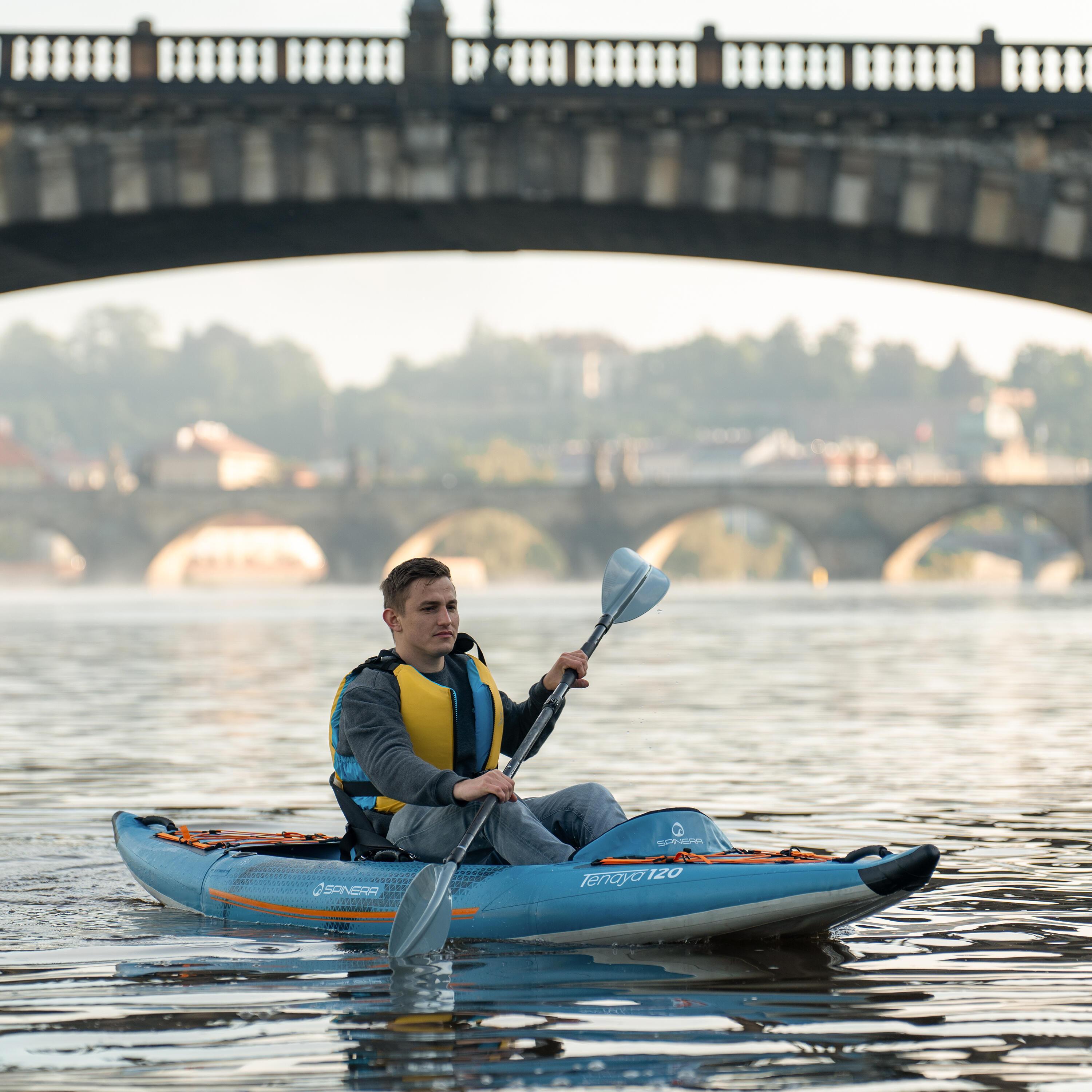 Spinera Kayak Tenaya 120 | 345x90cm | 1 Pers | Set | SpinTex Mat | Seat Cushion 2/7