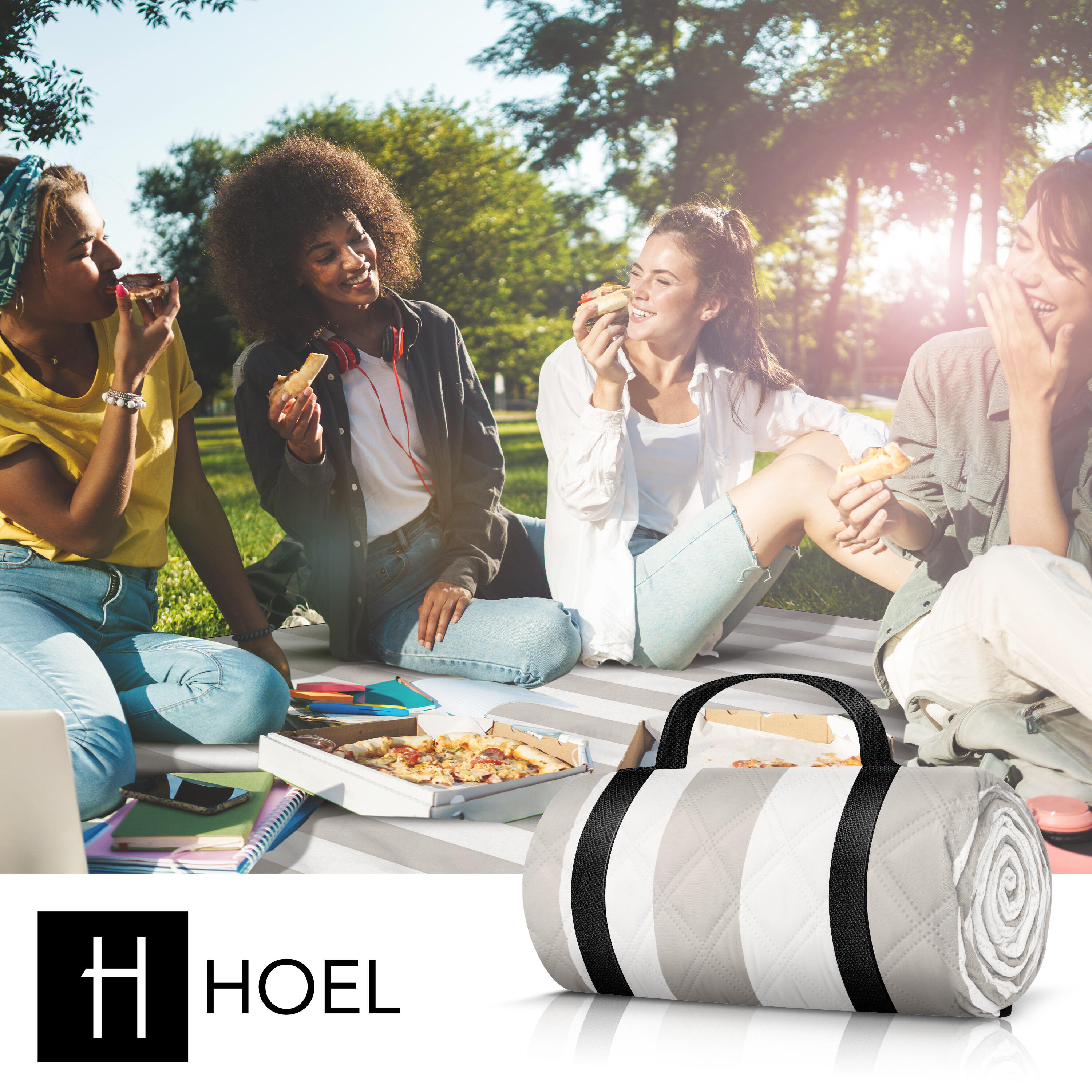 Coperta Picnic Idrorepellente 200x200 cm - HOEL® 5/7