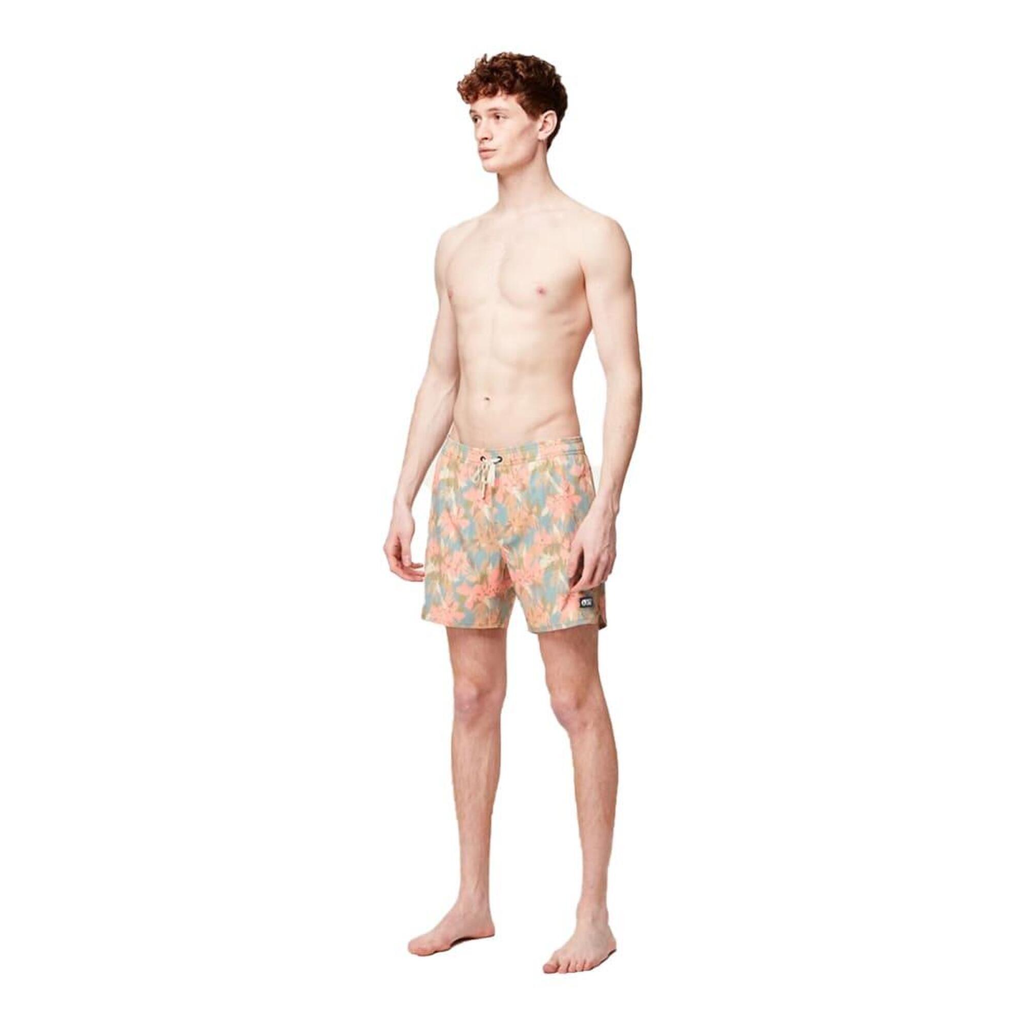 Picture - Piau 15 Brds Boardshort Homme - Boardshort - Beige|bleu - 40 M - Decathlon