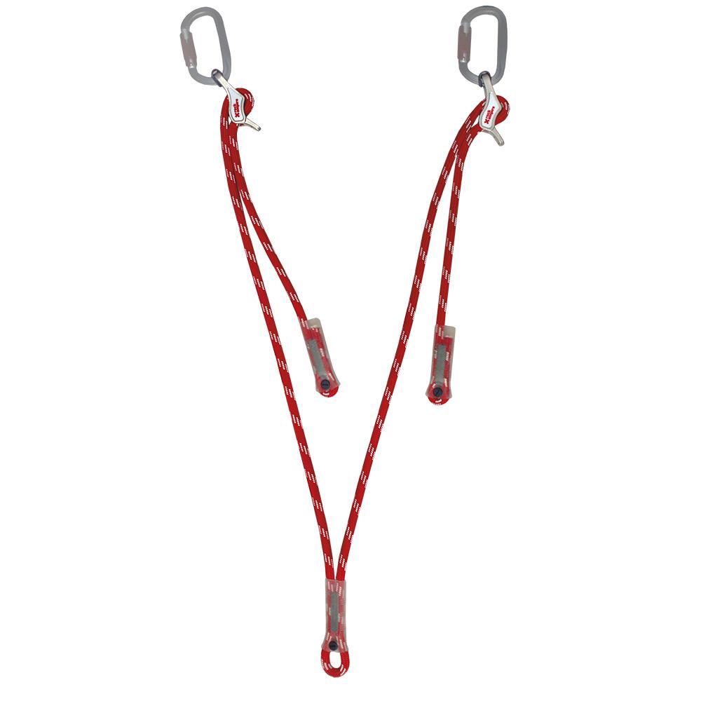 ROCK EMPIRE Dvojitě nastavitelná pracovní smyčka s ocelovými segmenty – STAND V