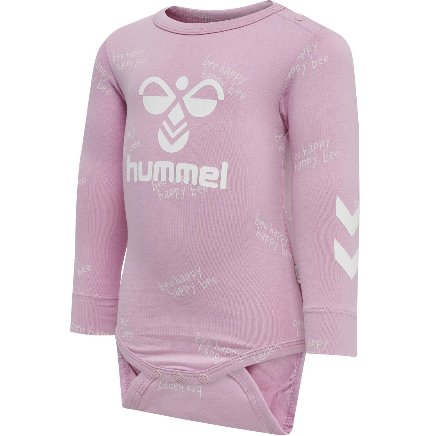 Body met lange mouwen voor babymeisjes Hummel Calen 1/3
