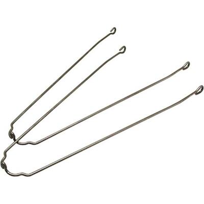 Coppia di aste parafango in acciaio inox P2R 700X35