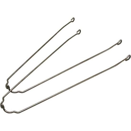 Coppia di aste parafango in acciaio inox P2R 700X35