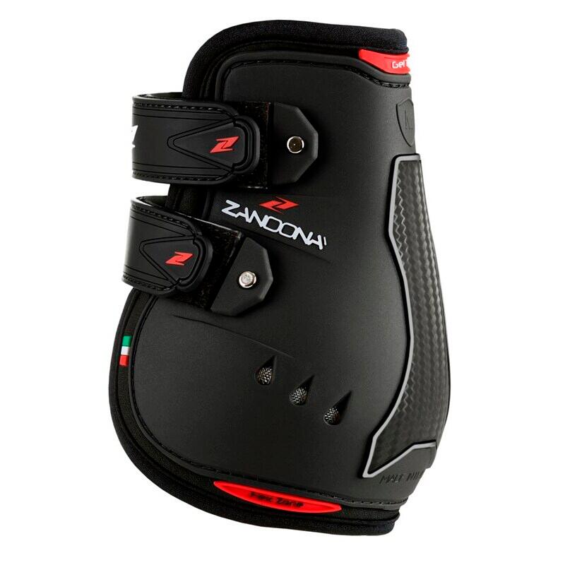 Zandonà - Protège-boulets À Scratch Pour Cheval Zandona Carbon Air Active-fit - Guêtres Cheval - Noir - 42 M/l - Decathlon