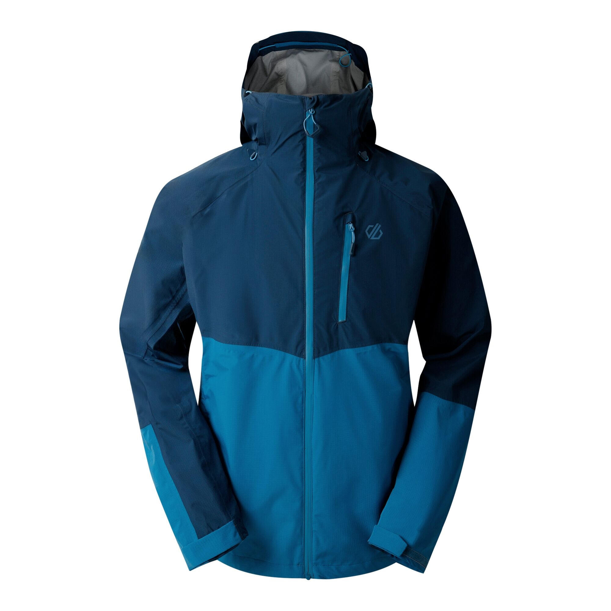 DARE 2B Waterdichte jas Breathe Out voor heren (Maanlicht Denim/Blauw Staal)