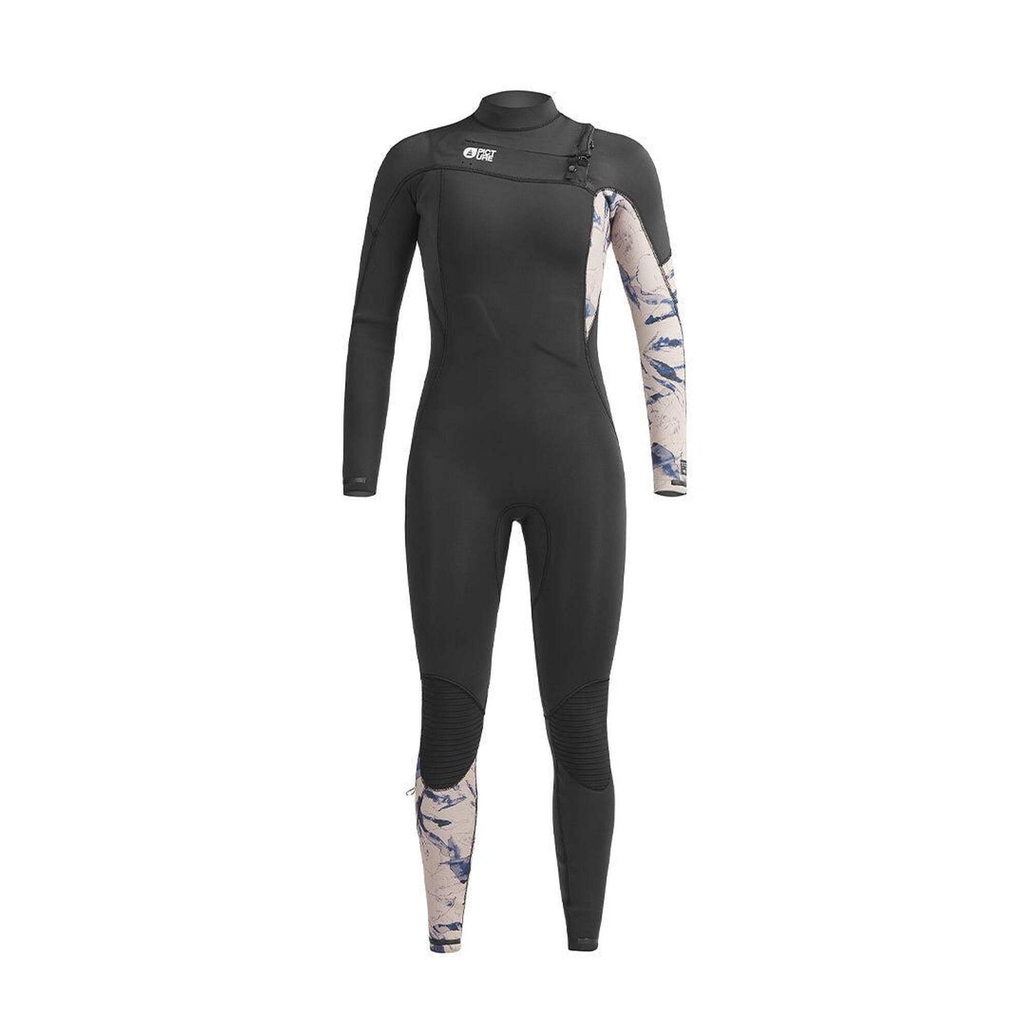 Picture - 4/3 Equation Front Zip - Combinaison Surf Femme - Combinaison De Surf - Gris - 44 L - Decathlon