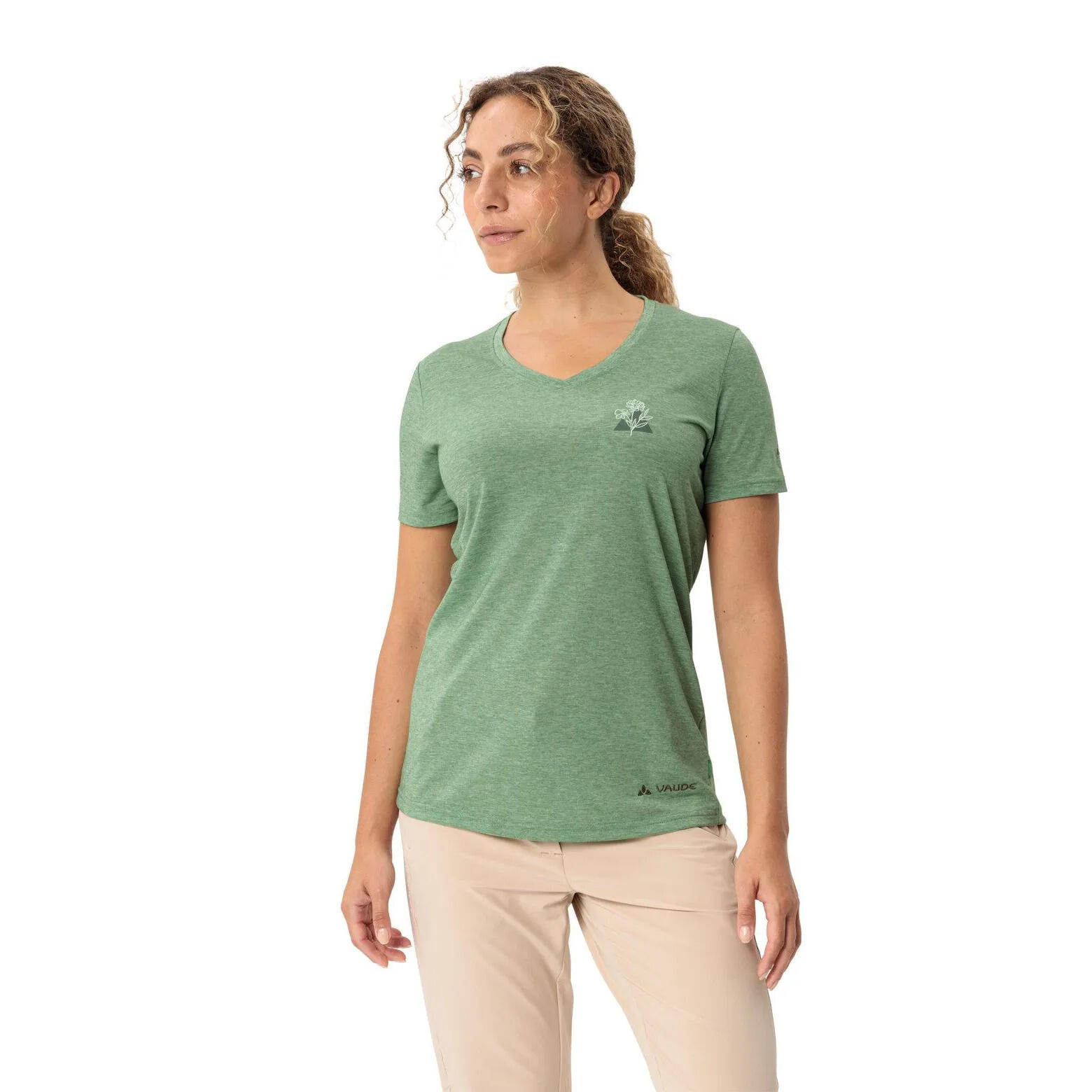 T-shirt in fantasia da donna VAUDE Skomer III 2/6