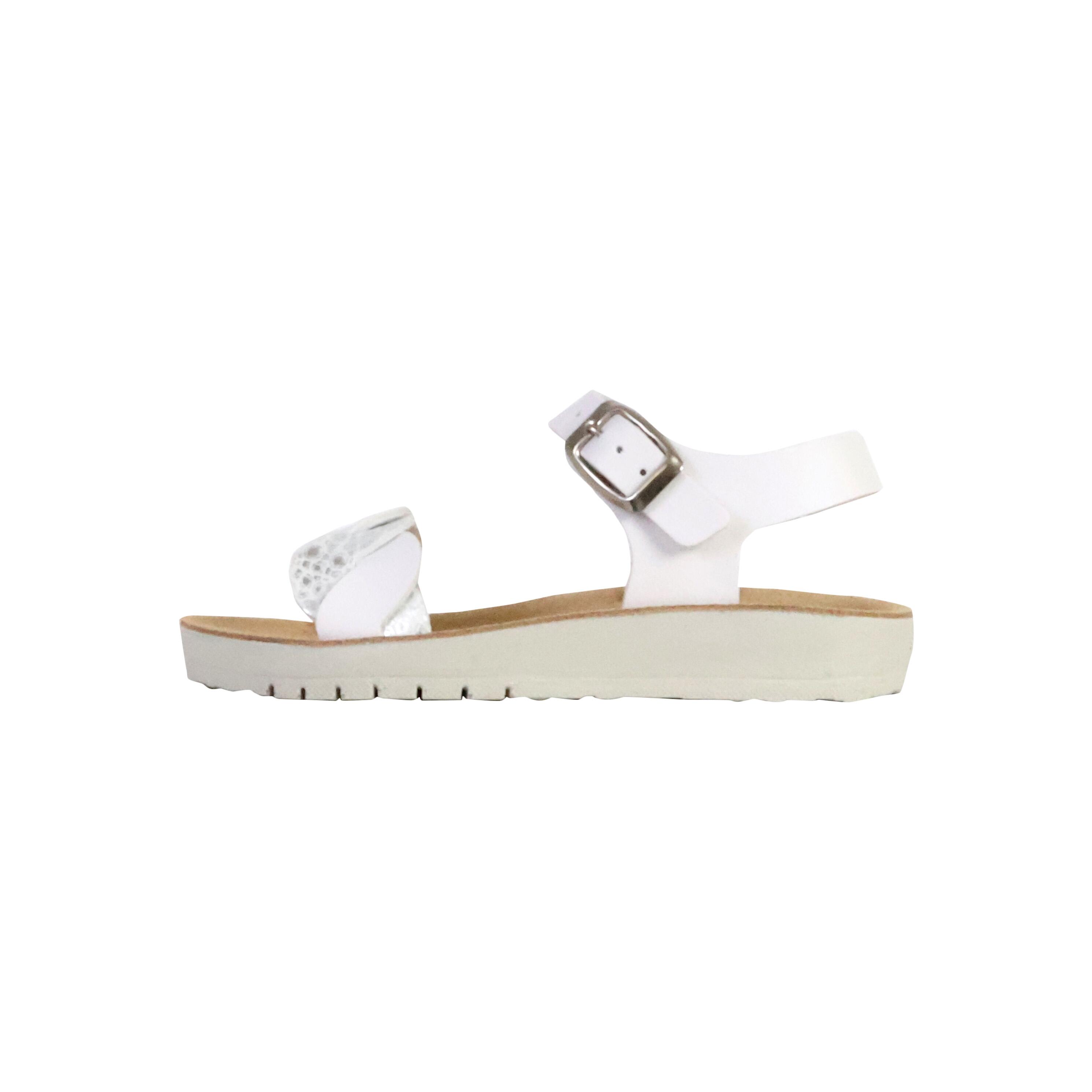 Geox - Sandales Cuir Enfant Geox Costarei - Sandales - Blanc - 32 - Decathlon
