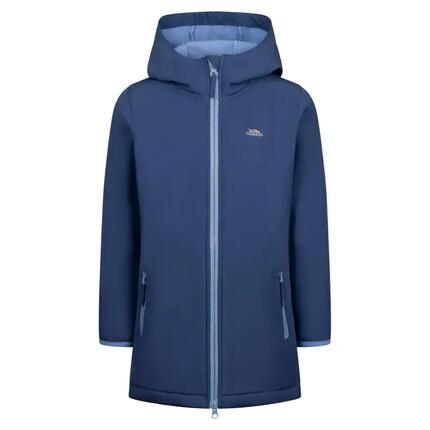 Veste softshell Trespass BRENNAGH Fille Bleuet, capuche, polaire