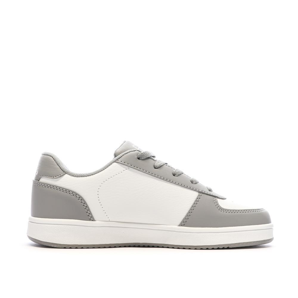 Zapatillas Kappa Malone con cordones para niño, blanco/gris 2/7