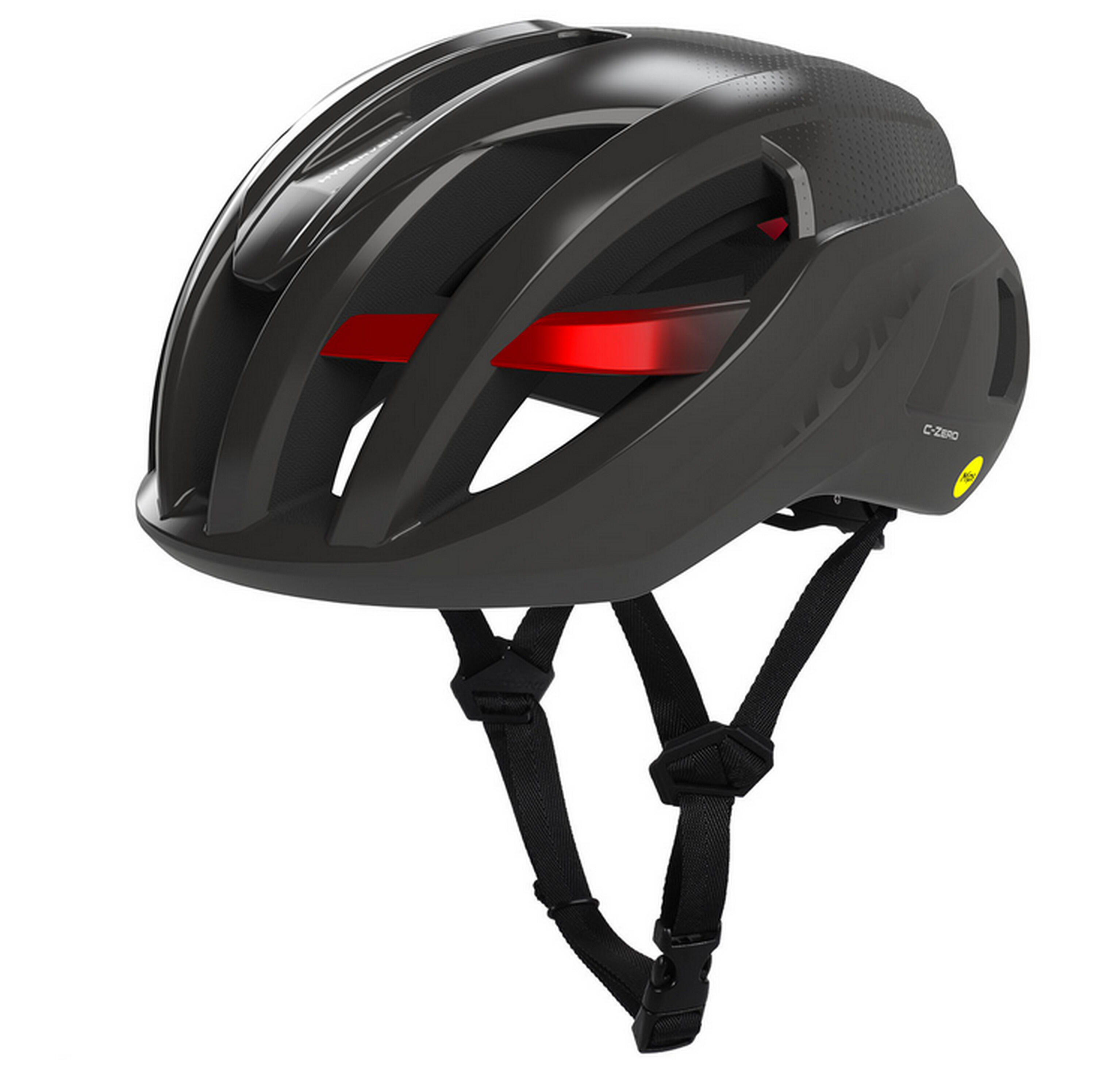 Casque de vélo de course C-Zero MIPS, noir-rouge 2/2