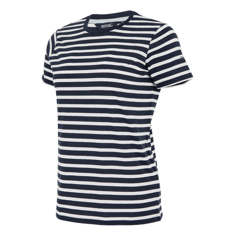 Tricou Drumeții În Natură Regatta Bayletta In Dungi Femei