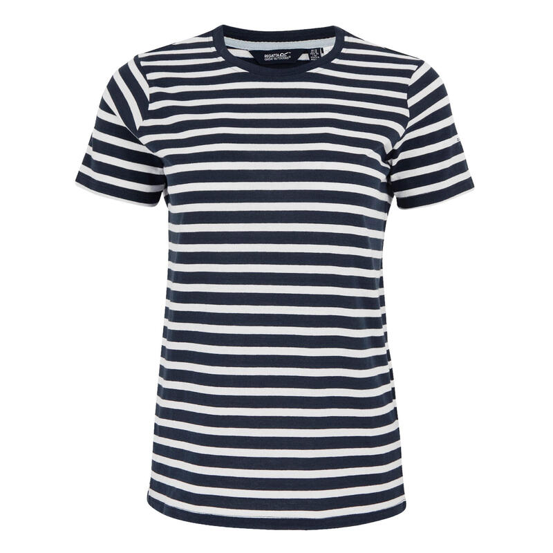 Tricou Drumeții În Natură Regatta Bayletta In Dungi Femei