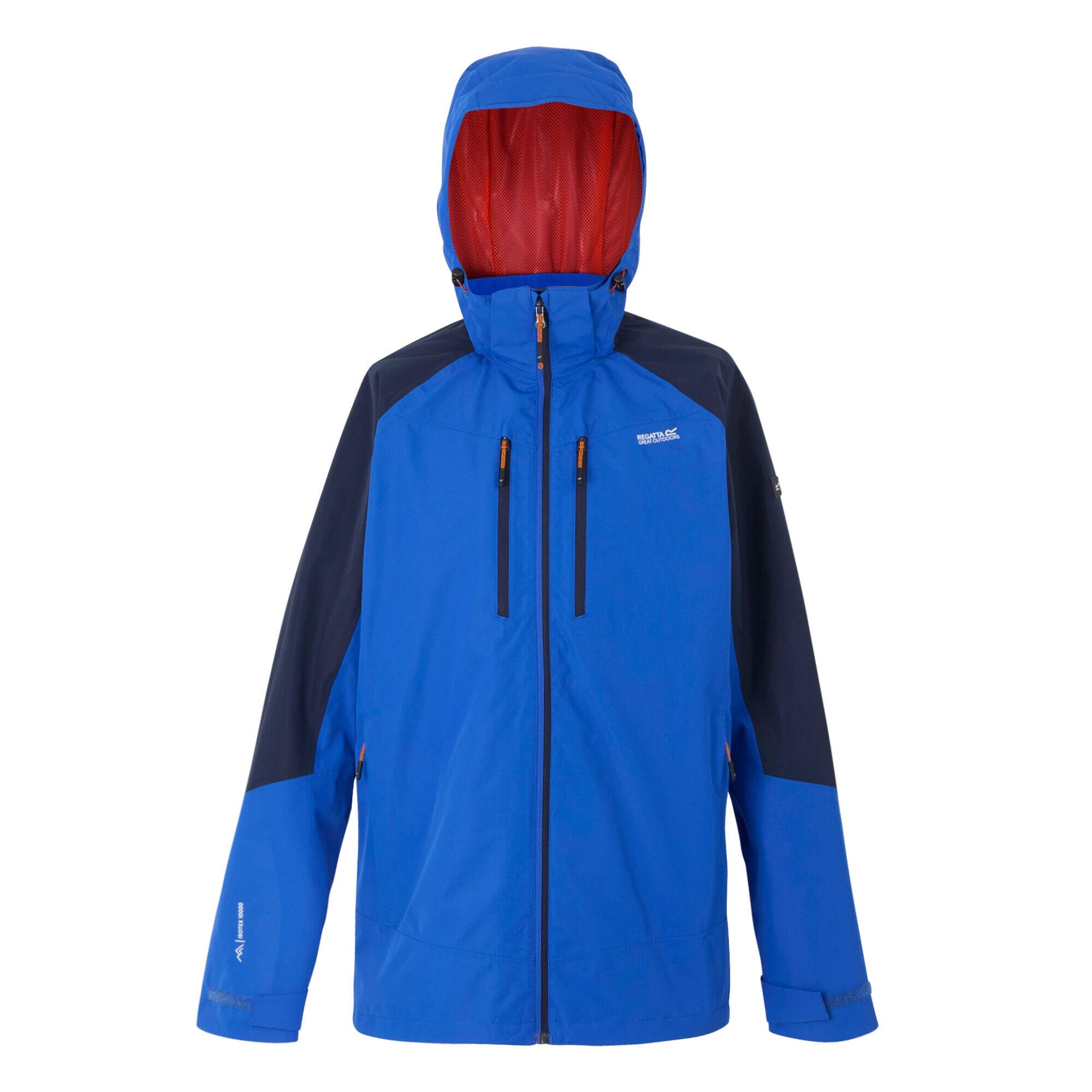 REGATTA Mens Calderdale VI Waterproof Jacket (Olympian Blue)