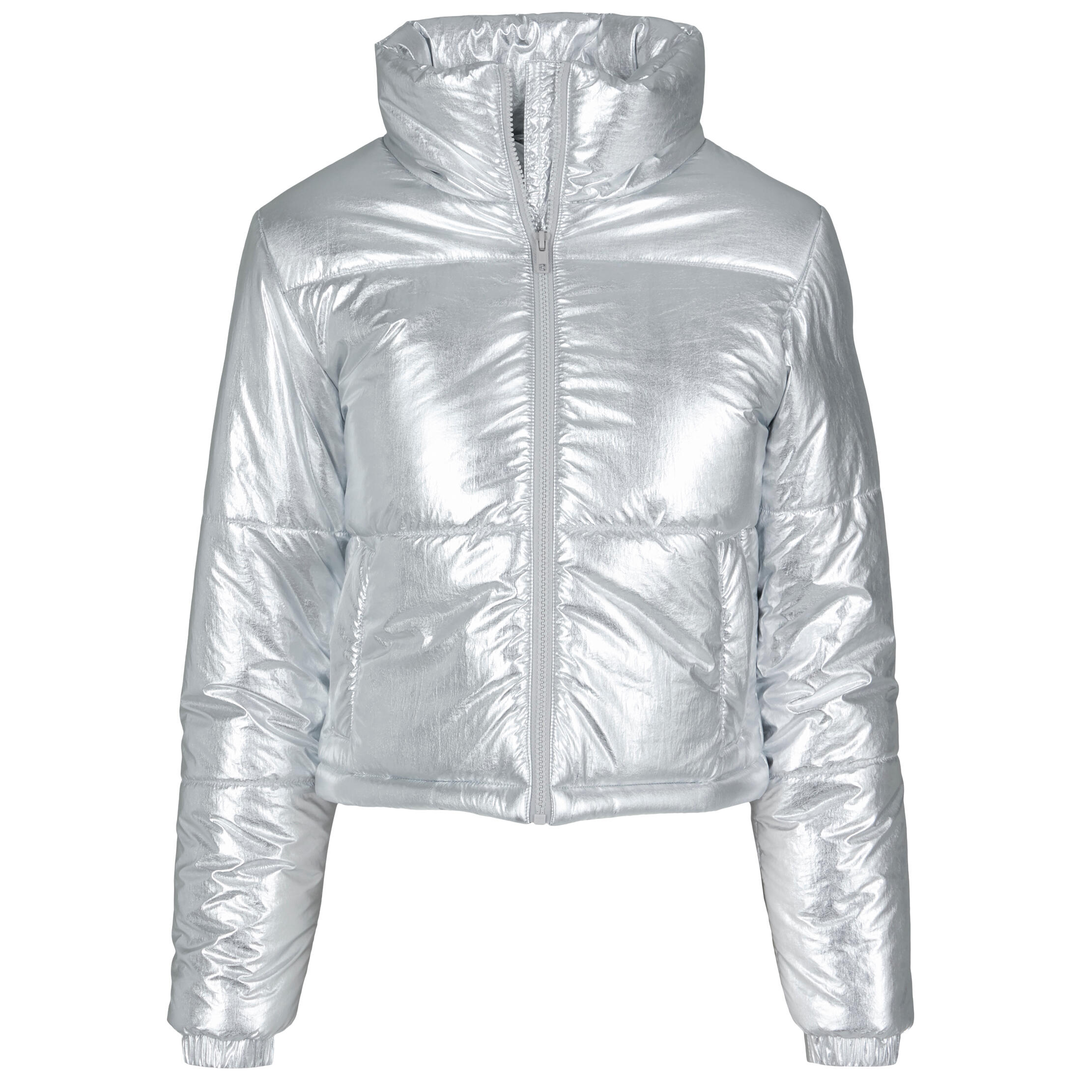 URBAN CLASSICS Women's Urban Klassieke metalic GT parka