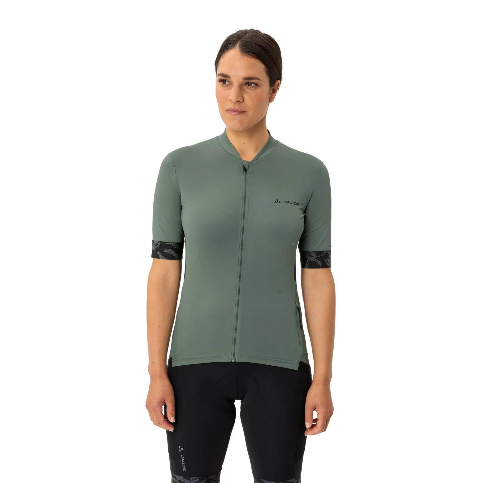 Maillot full zip femme VAUDE Kuro II 2/3