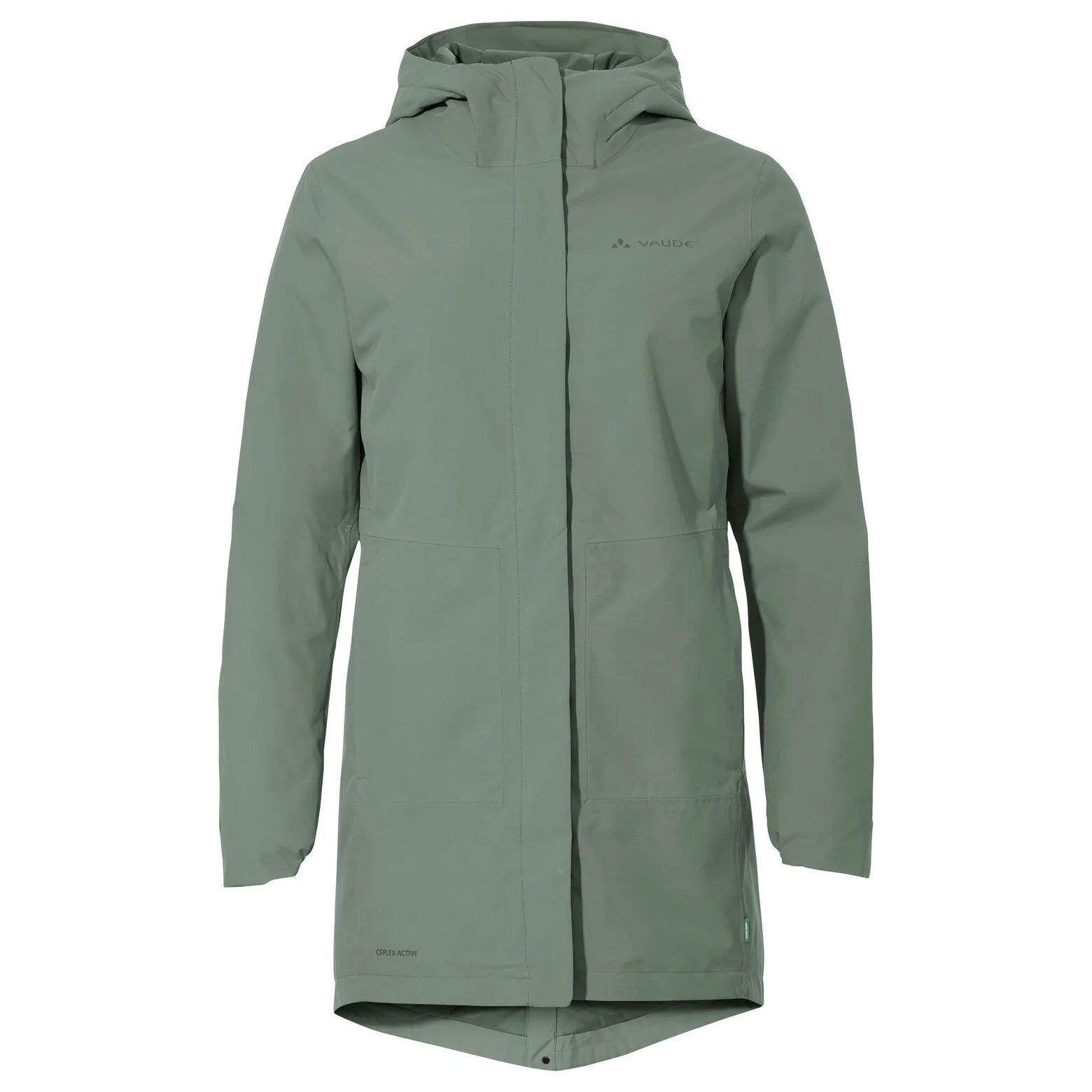 Vaude - Parka À Capuche Femme Vaude Cyclist Ii - Parka - Vert - 40 M - Decathlon