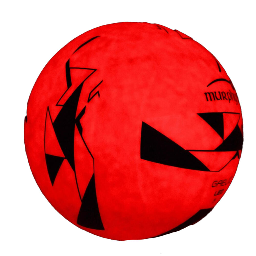 Ballon De Football Gaélique (Orange Fluo / Noir) 2/3