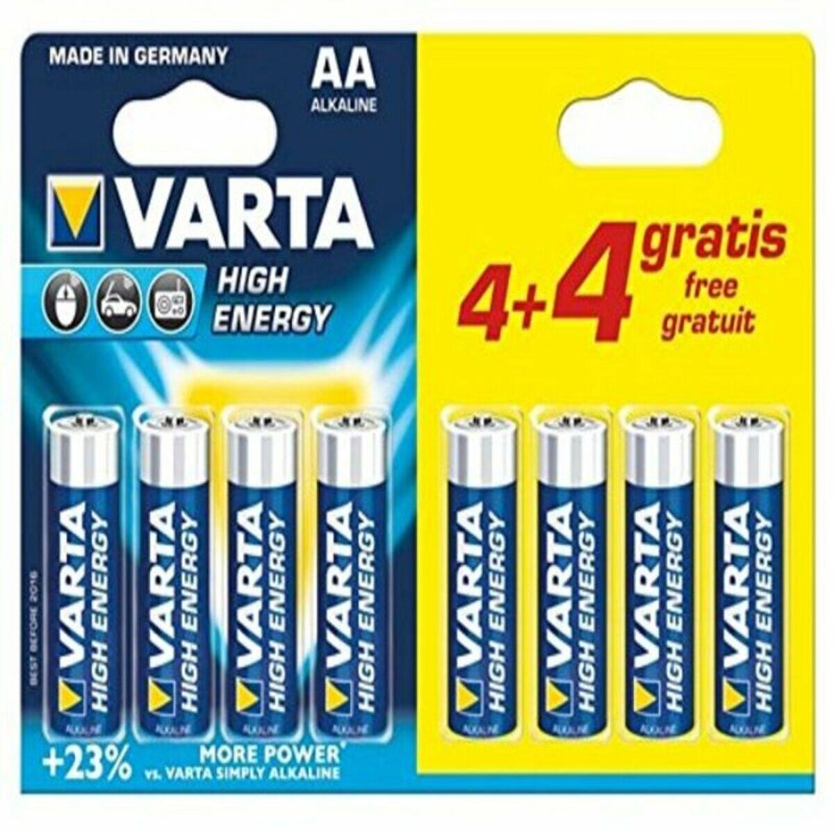 Alkalinebatterijen Varta PILAS ALCALINAS 1/1