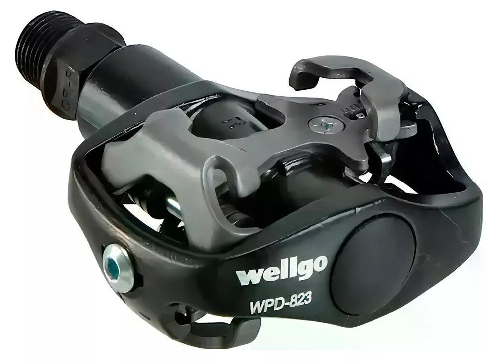Pédales à clip Wellgo aluminium Cr-Mo flotteur 4° 360 g 1/5