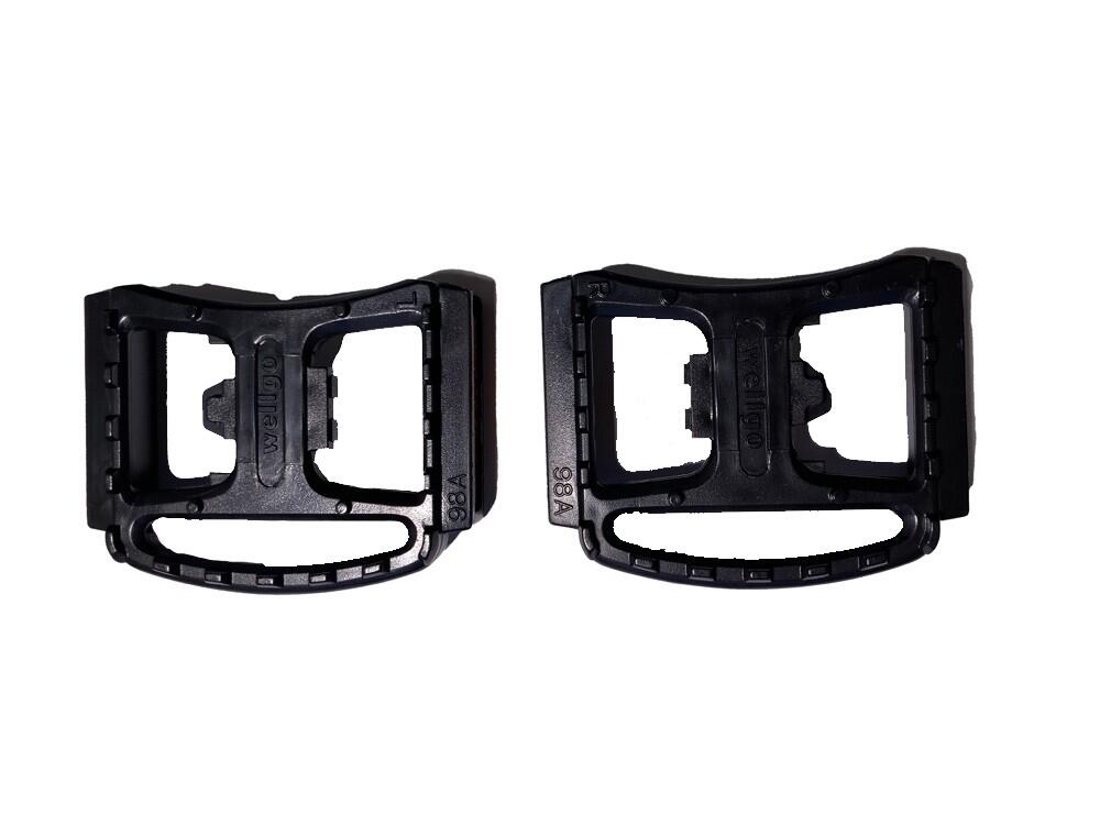 Pédales à clip Wellgo aluminium Cr-Mo flotteur 4° 360 g 5/5