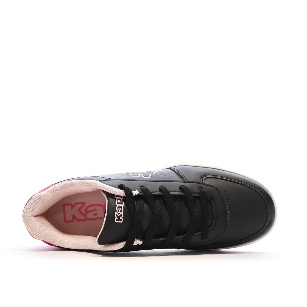 Sneakers Bambina Kappa Malone Stringate Nero/Rosa 4/7