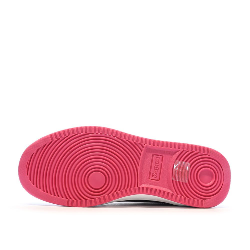 Sneakers Bambina Kappa Malone Stringate Nero/Rosa 5/7