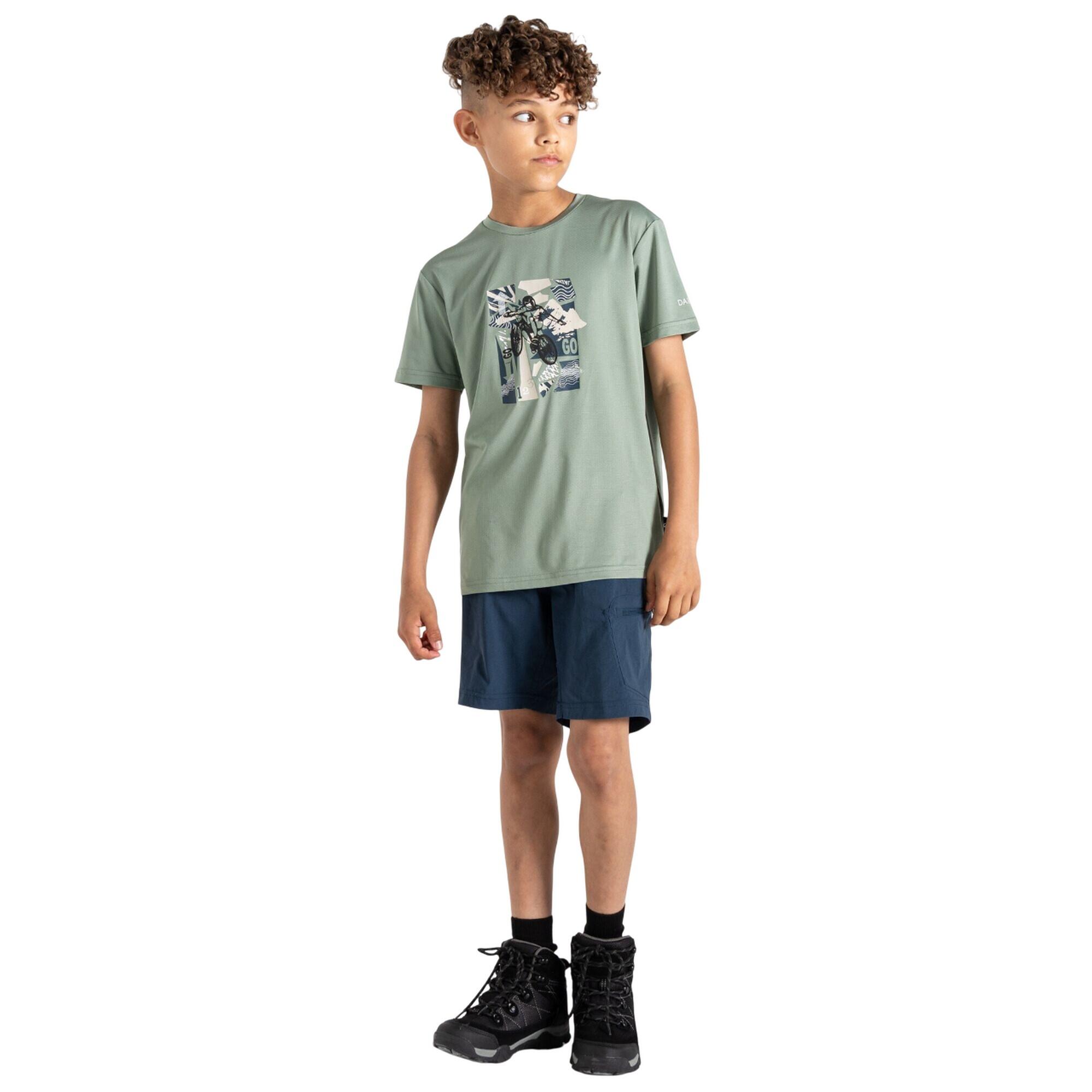 "Amuse II" TShirt für Kinder Seerosenblatt Grün 3/4