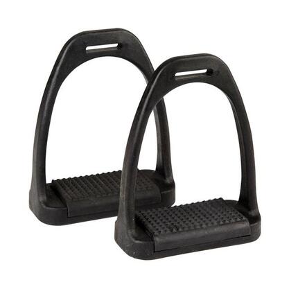 Étriers en polymère avec bandes de roulement colorées pour cheval Weatherbeeta K