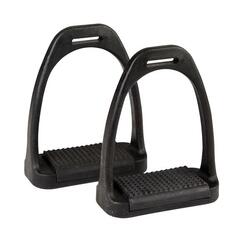 Étriers en polymère avec bandes de roulement colorées pour cheval Weatherbeeta K