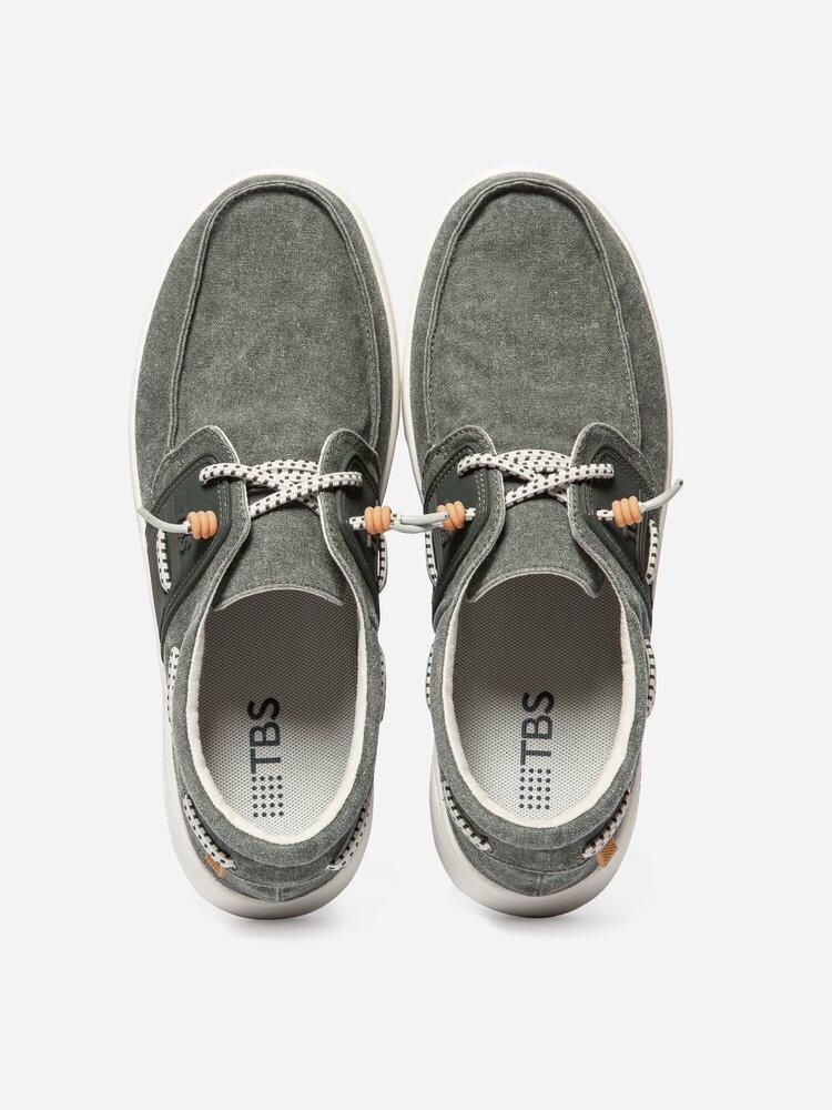 Chaussures bateau homme GEOBOAT Vert foncé 3/5