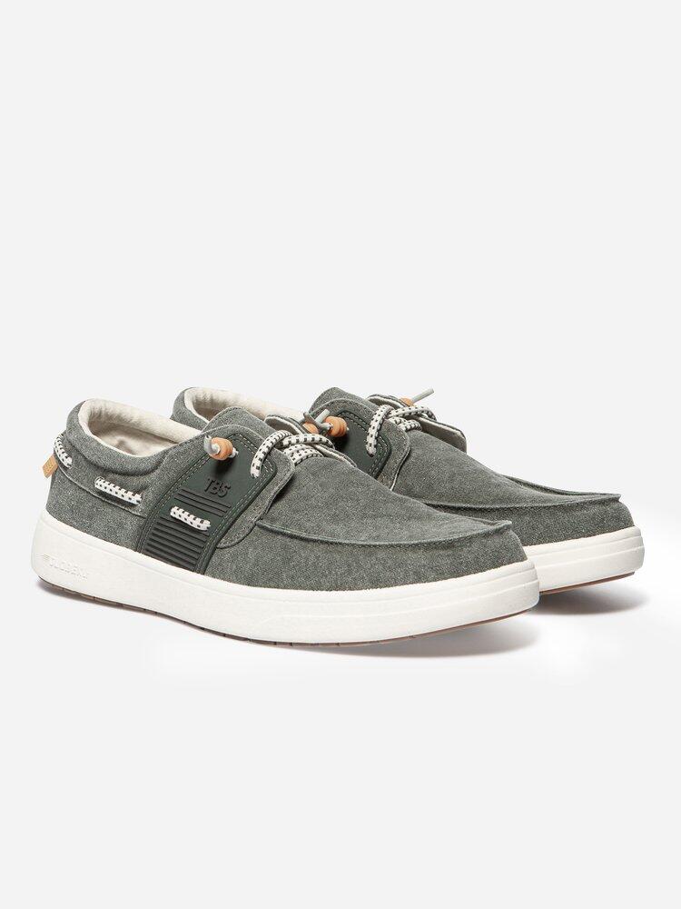 Chaussures bateau homme GEOBOAT Vert foncé 2/5