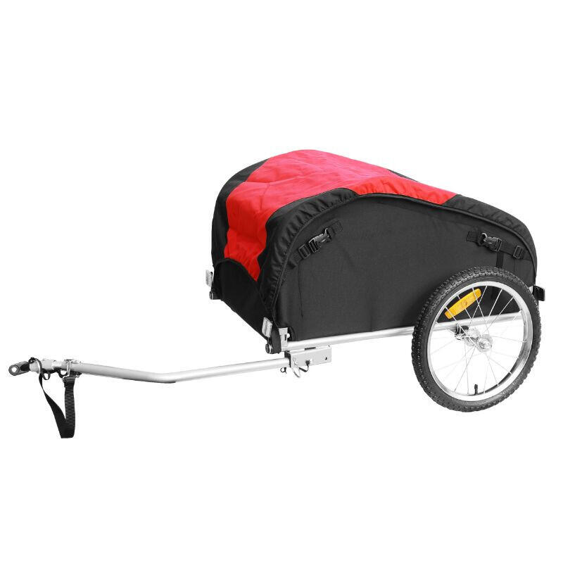 SELECTION P2R Reboque de bicicleta utilitário Maxi com fixação do eixo da roda do reboque P2R