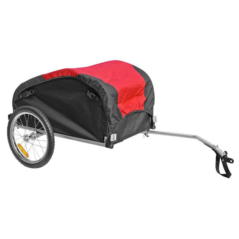 Remorque vélo utilitaire maxi avec fixation axe de roue remorque P2R 2/5