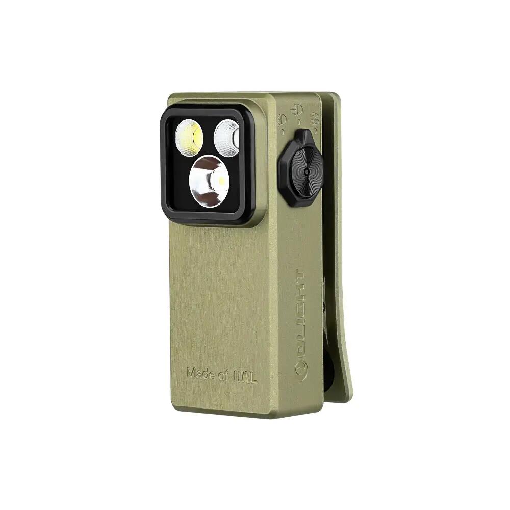 Olight Oclip Ultra Olive Green – compacte oplaadbare EDC-zaklamp