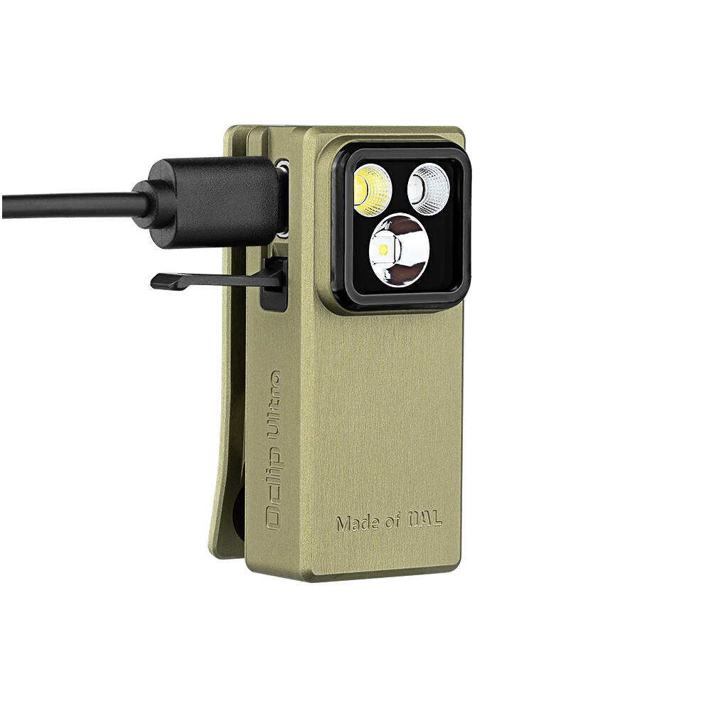 Olight Oclip Ultra Olive Green – torcia EDC ricaricabile compatta 3/7
