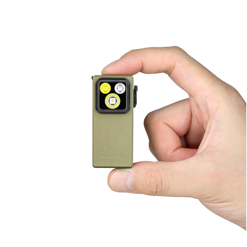 Olight Oclip Ultra Olive Green – torcia EDC ricaricabile compatta 4/7