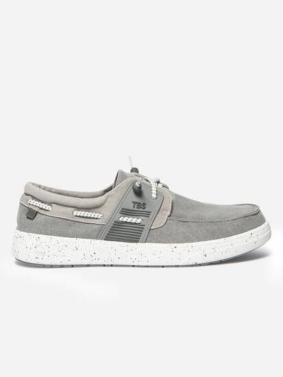 Chaussures bateau homme GEOBOAT gris clair