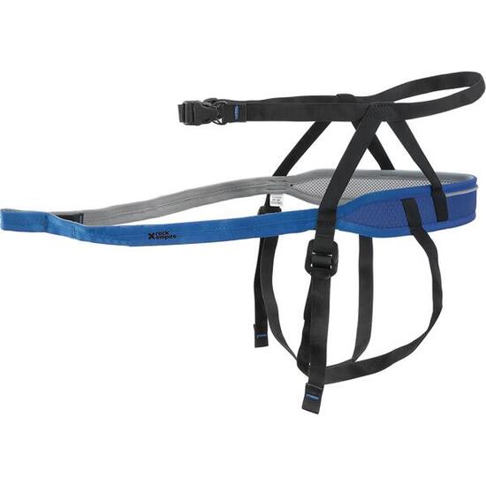 Harnais Canicross Rock Empire bleu ultra‑léger, ergonomique, réfléchissant 1T