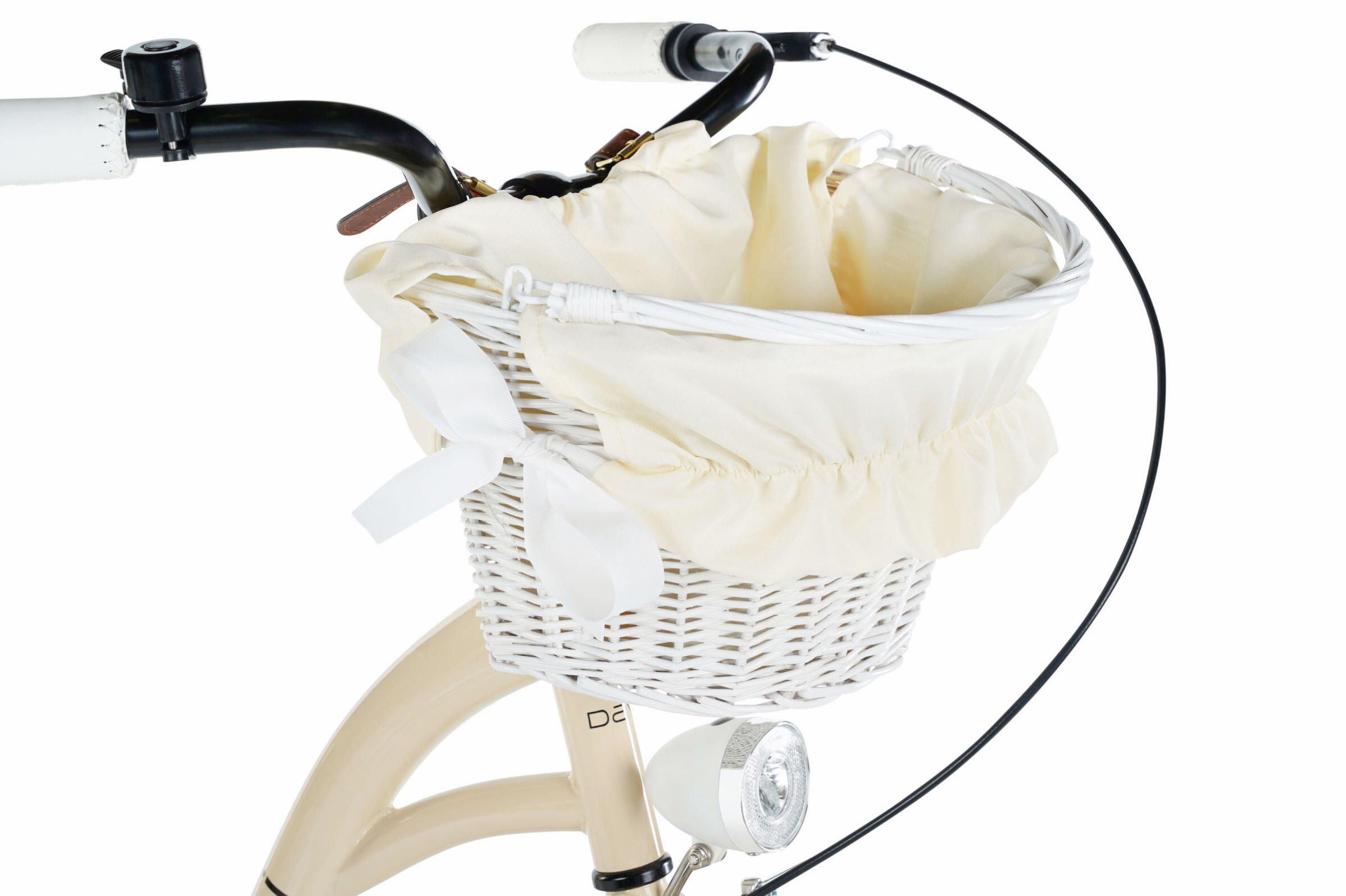 Vélo femme Davi Emma 28″, 160–185 cm, 7 vitesses, beige/blanc 3/7