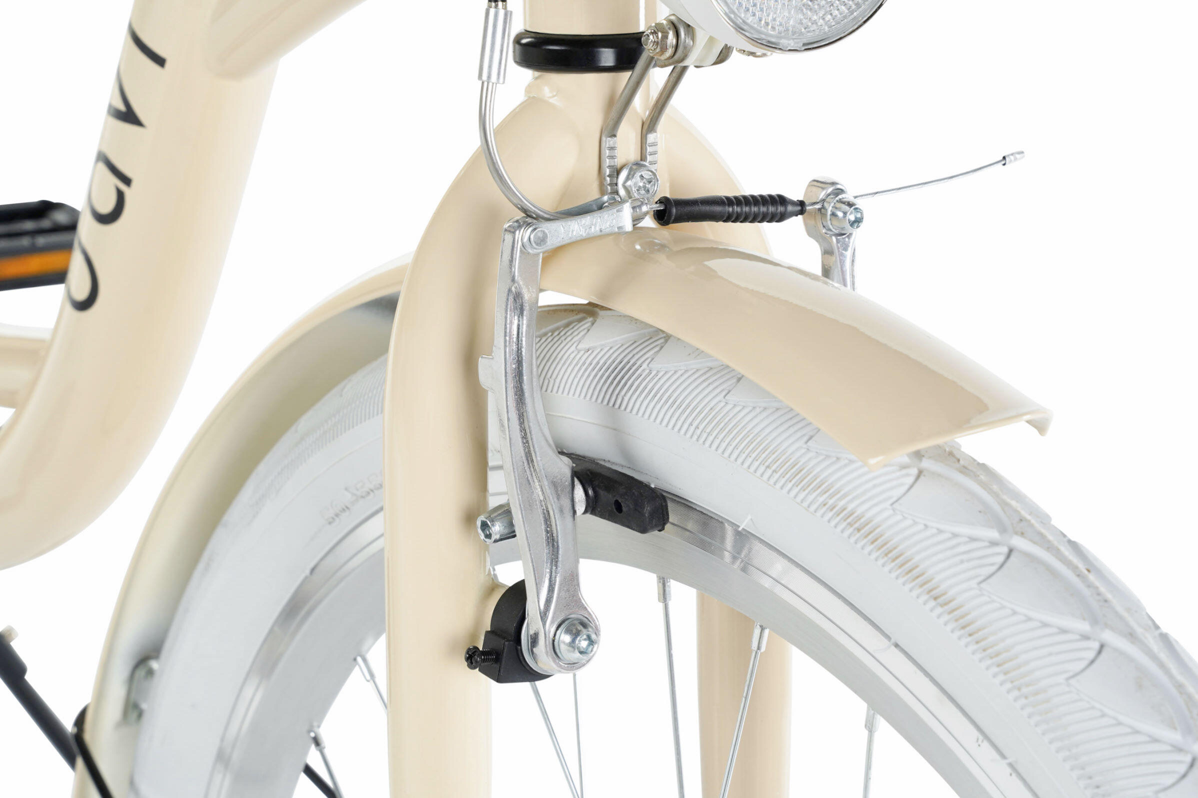 Vélo femme Davi Emma 28″, 160–185 cm, 7 vitesses, beige/blanc 5/7