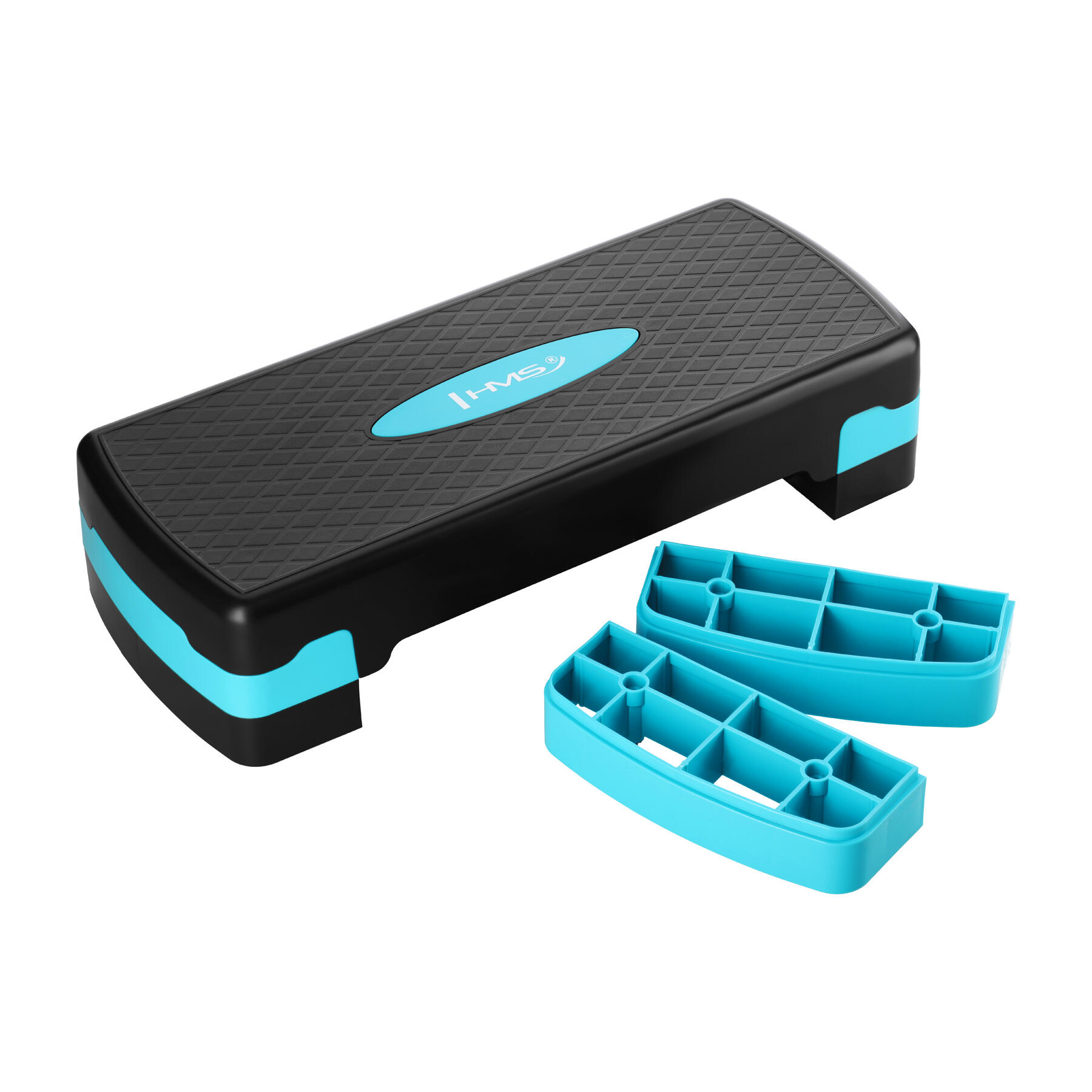 Step aerobowy do ćwiczeń fitness regulowany 3 poziomy antypoślizgowy HMS AS002 2/7
